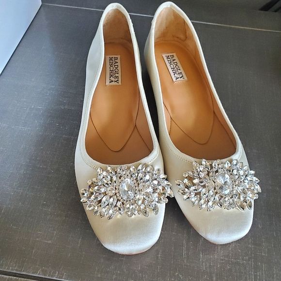 BADGLEY MISCHKA Pippa Ballet Flat Evening Shoe - Picture 7 of 7